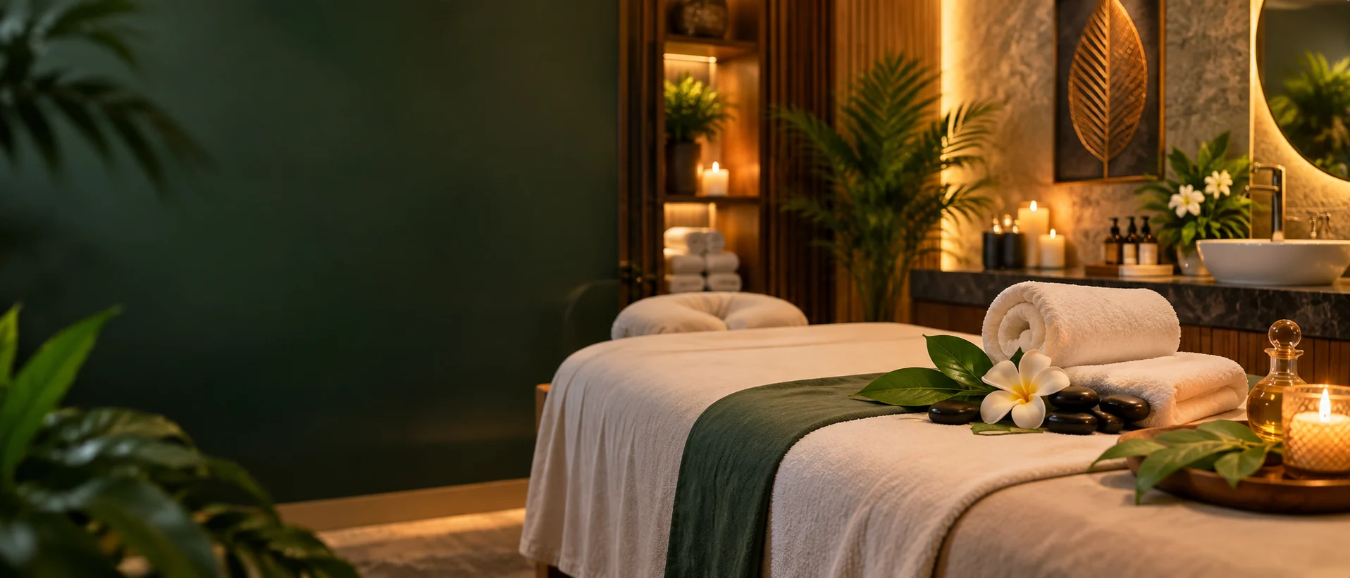 Illustrative wellness scene